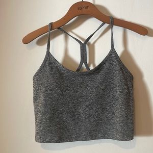 Beyond Yoga Spacedye crop top - heather grey M